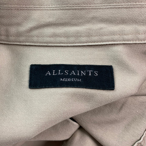 ALLSAINTS Size M Khaki Cotton Two Pockets Jacket