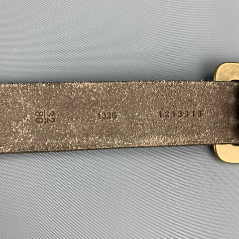 RALPH LAUREN Antique Size 32 Brown Leather Belt