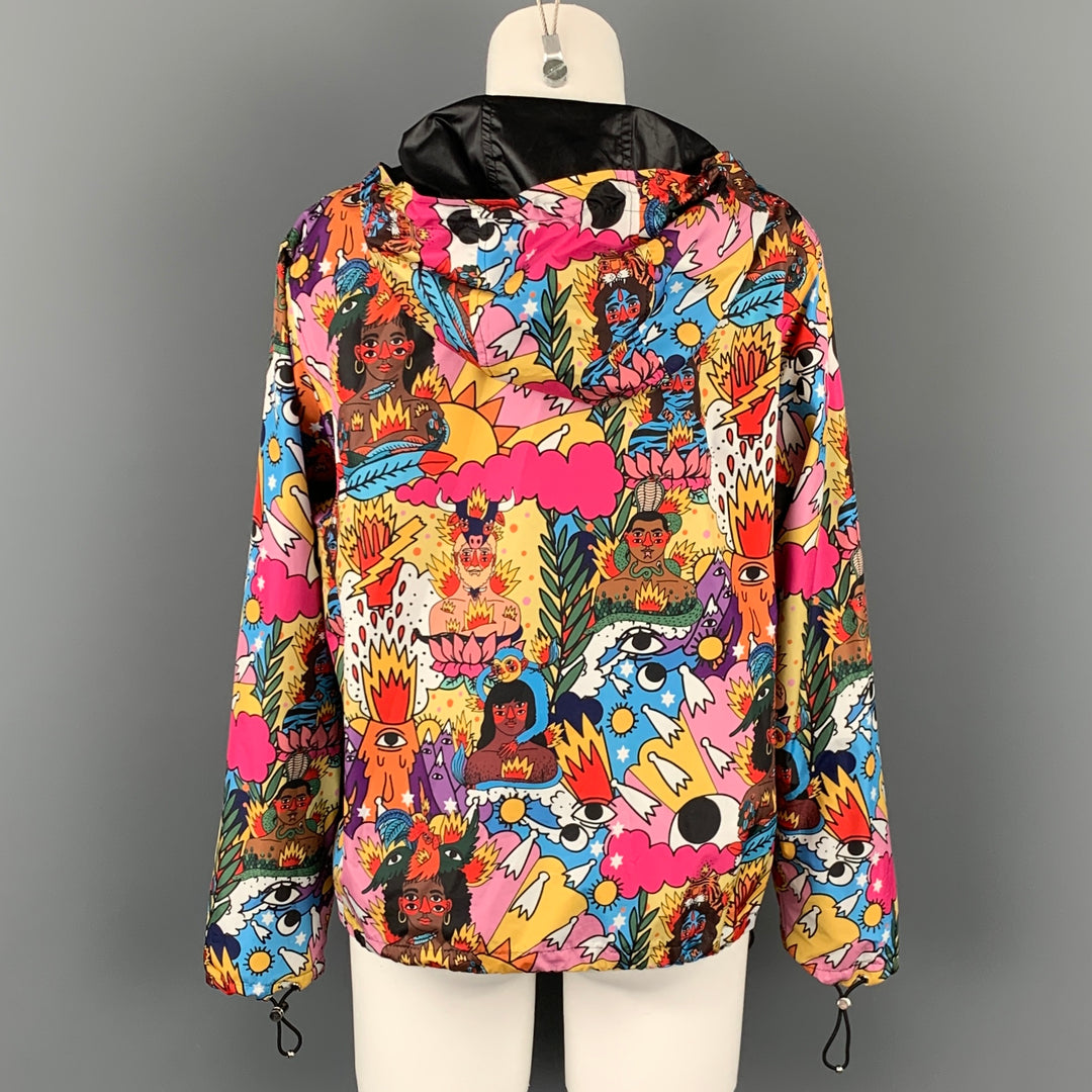 BALLY x RICARDO CAVAOLO Size 2 Multi-Color Polyester Jacket