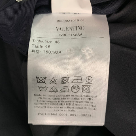 VALENTINO Taille 36 Blouson Bomber Graphique Marine