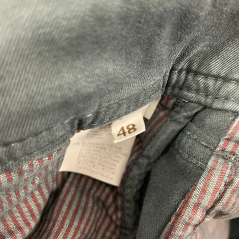 BRUNELLO CUCINELLI Size 32 Gray Cotton Casual Pants