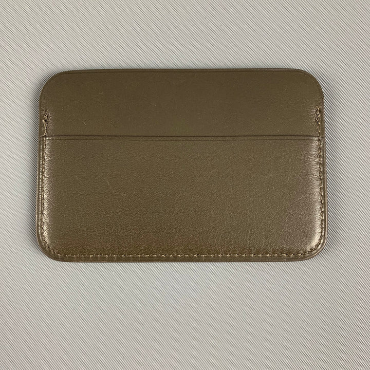 OUR LEGACY Olive Solid Leather Wallet