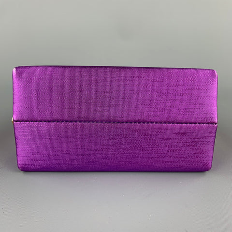 VINTAGE Purple Fabric Shoulder Strap Evening Handbag