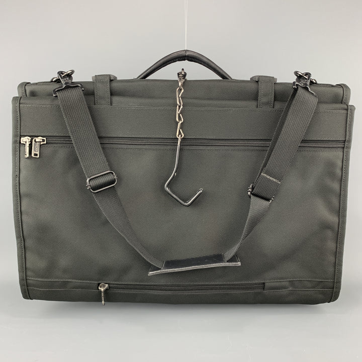 TUMI Black Nylon Canvas Travel TSA Approved Garment Bag