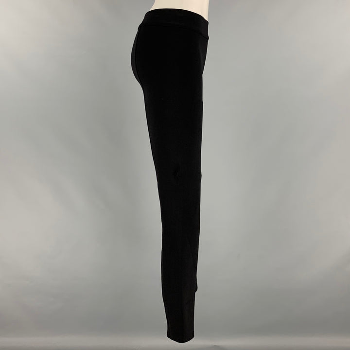 THE ROW Size S Black Nylon Blend Elastic Waistband Leggings