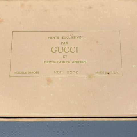 Porte-clés en métal à maillons de chaîne en or GUCCI GG