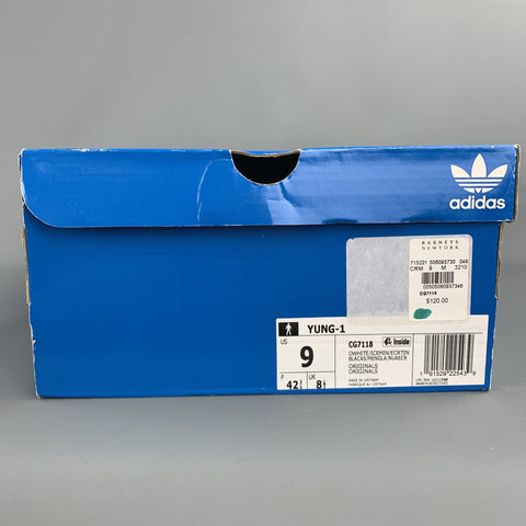 Size 9 ADIDAS Light Grey Mixed Materials Nylon Lace Up Sneakers