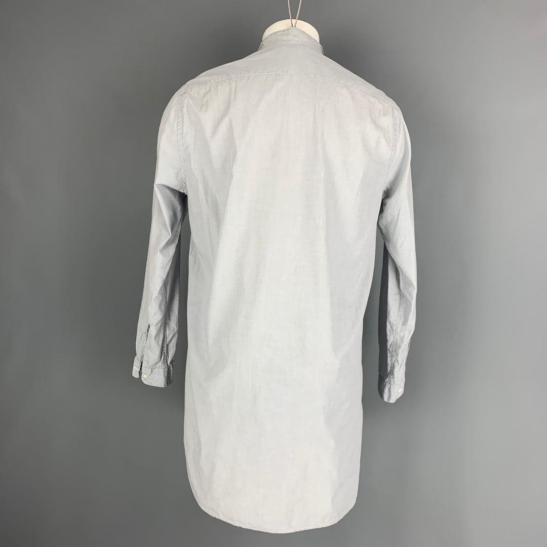 ASHLAND SHIRT & PAJAMA CO. Size M Blue Long placket Long Sleeve Shirt