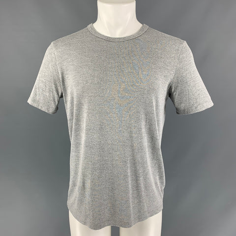 THEORY Size M Grey Heather Modal Blend Short Sleeve T-shirt