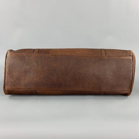 Vintage TARDINI Brown Leather Shoulder Handbag