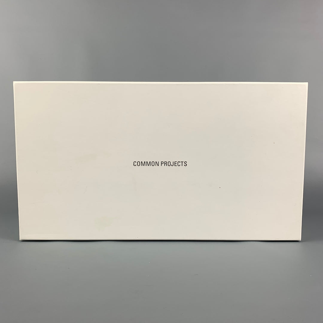 COMMON PROJECTS Size 10 Light Blue Leather Sneakers