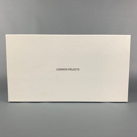 COMMON PROJECTS Size 10 Light Blue Leather Sneakers