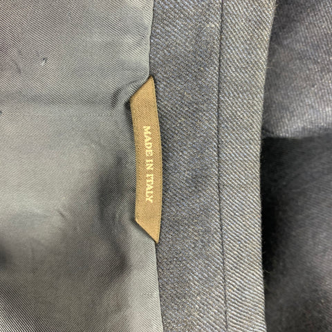 LORO PIANA Size 38 Blue Cashmere Single Breasted Sport Coat