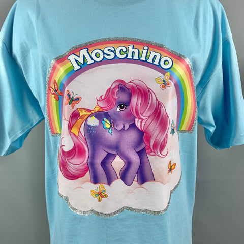 MOSCHINO COUTURE 2018 Size XXS Multi-Color Cotton My Little Pony T-Shirt