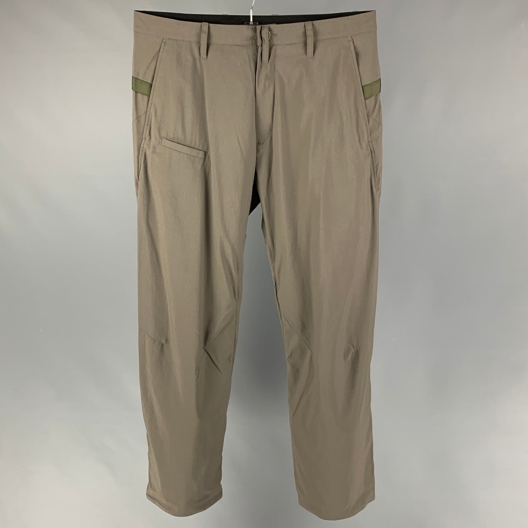 ACRONYM SS 22 Size L Gray Polyester Zip Fly P39-M Pants – Sui