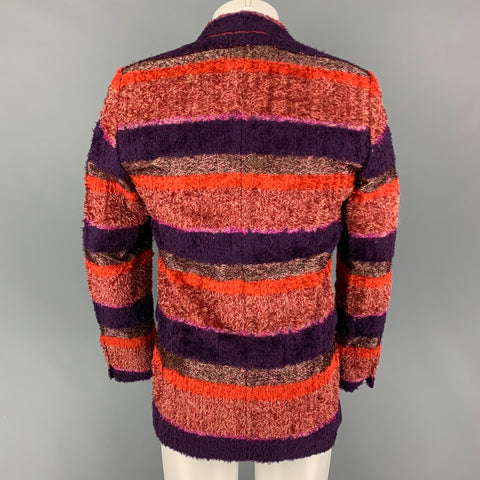WALTER VAN BEIRENDONCK AW 16 Size 38 Multi-Color Textured Sport Coat