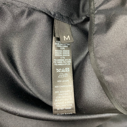 LA PERLA Size M Black Beige Silk Shawl Collar Sport Coat