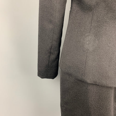 MAX MARA Taille 4 Tailleur jupe crayon en tissu noir