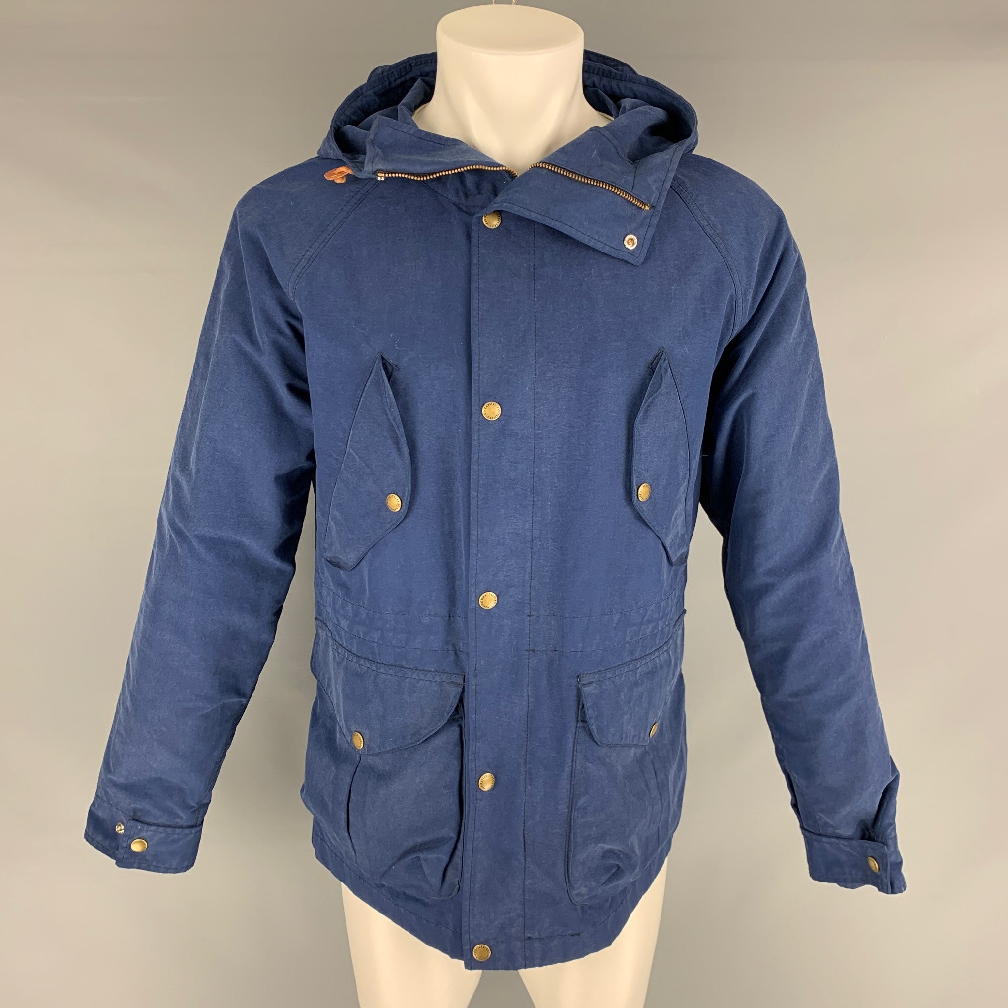 MANIFATTURA CECCARELLI Chest Size 40 Size 40 Blue Cotton / Nylon ...