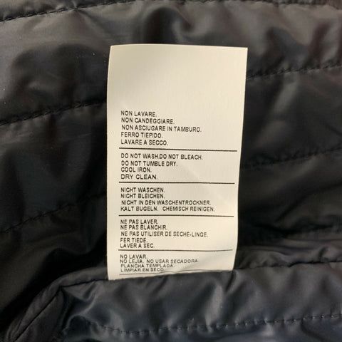 MASSIMO ALBA Yack Chest Size L Charcoal & Grey Solid Jacket