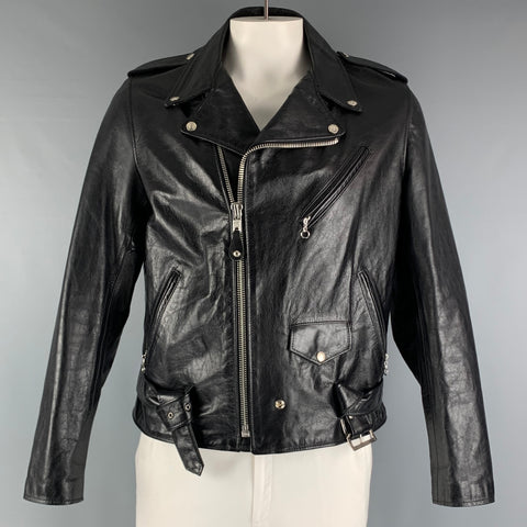 SCHOTT Chaqueta Moto Negra Talla L