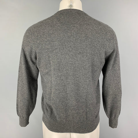 BRUNELLO CUCINELLI Size XS Gray Cashmere V-Neck Sweater