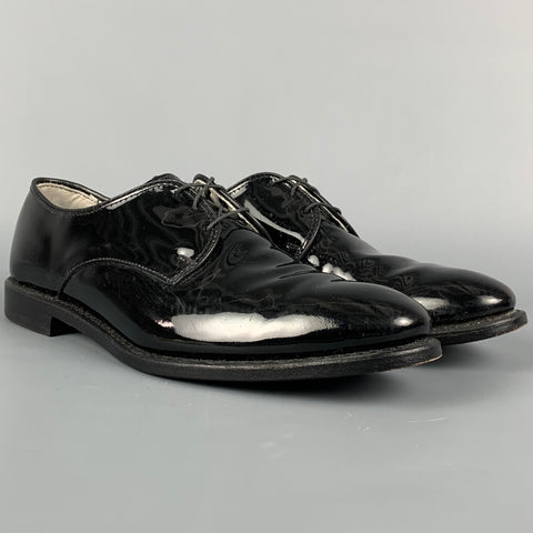 ALLEN EDMONDS Mayfair Taille 9 Chaussures à lacets en cuir noir