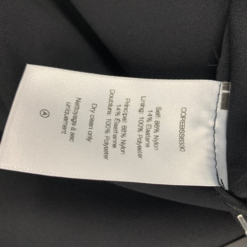 VERONICA BEARD Size 4 Black Nylon Wide Leg Hibiscus Dress Pants