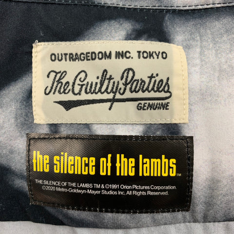 WACKO MARIA x The Silence of the Lambs Size M Black White Graphic Camp Shirt