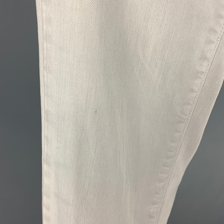 JOHN VARVATOS * U.S.A. Size 31 Light Blue Studded Cotton Elastane Jeans