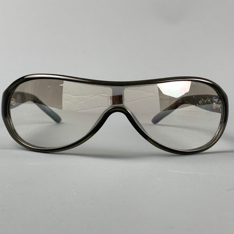 YVES SAINT LAURENT by TOM FORD Grey Acetate Clear Lens Sunglasses