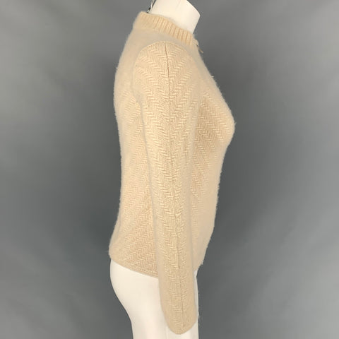 TSE Cárdigan de cachemira de punto color crema talla XS