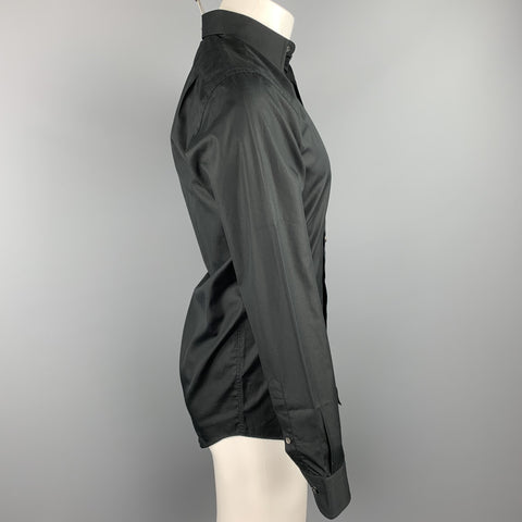 RALPH LAUREN Black Label Size XS Black Cotton Button Up Long Sleeve Shirt