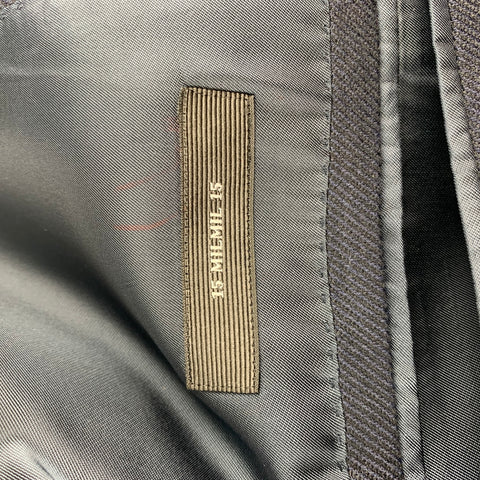 ERMENEGILDO ZEGNA Taille 40 Manteau de sport personnalisé en soie/laine marine