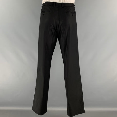 CALVIN KLEIN COLLECTION Taille 42 Smoking à revers en laine unie noire