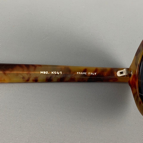 RIMS &amp; GOGGLES Lunettes de soleil marron en acétate écaille de tortue