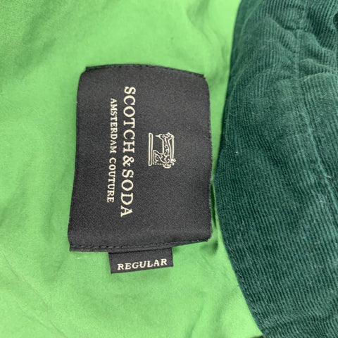SCOTCH AND SODA Size L Forest Green Cotton Button Down Long Sleeve Shirt