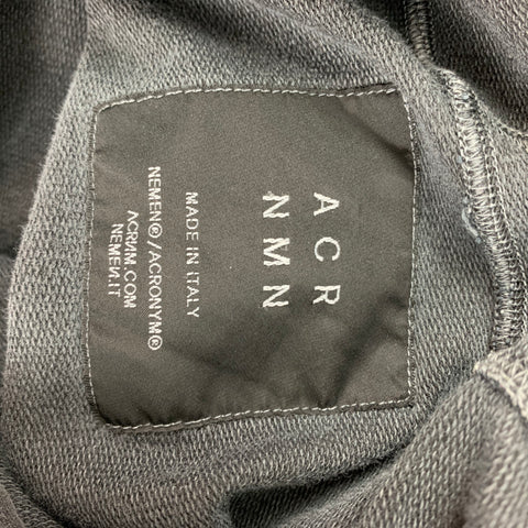 ACRONYM SS 15 Talla XL Sudadera S7-C con capucha de algodón lavado carbón