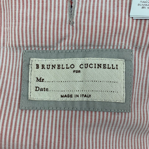 BRUNELLO CUCINELLI Size 44 Indigo Contrast Stitch Cotton Trucker Jacket