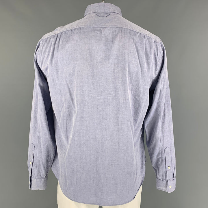 ALEX MILL Size L Light Blue Cotton Button Down Long Sleeve Shirt
