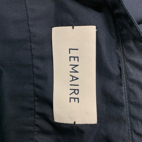 LEMAIRE AW 19 Taille S Surchemise à manches longues en coton marine