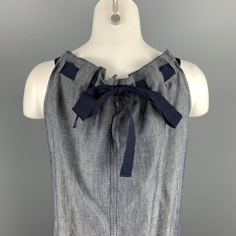 ESCADA SPORT Size 6 Blue Cotton / Linen Shift Dress