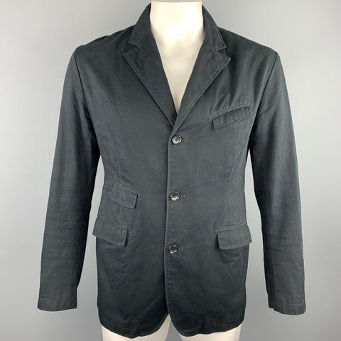 ENGINEERED GARMENTS Size 42 Navy Cotton Notch Lapel Sport Coat