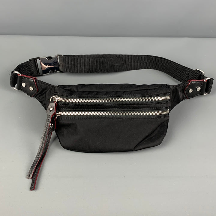 Sac ceinture en nylon noir MZ WALLACE