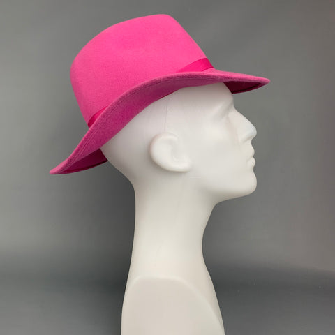 PS by PAUL SMITH Chapeau en feutre de laine mélangée rose taille S