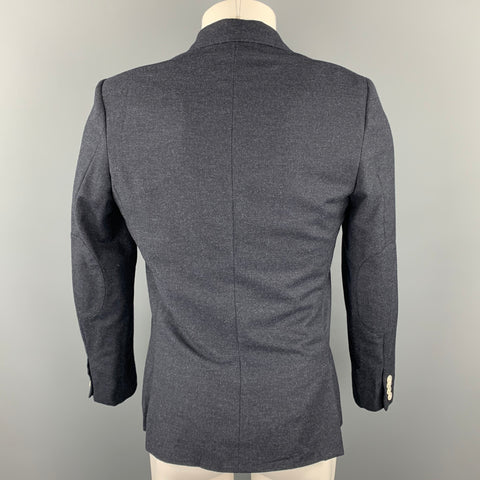 BAND OF OUTSIDERS Taille 36 Manteau de sport à double boutonnage en laine anthracite