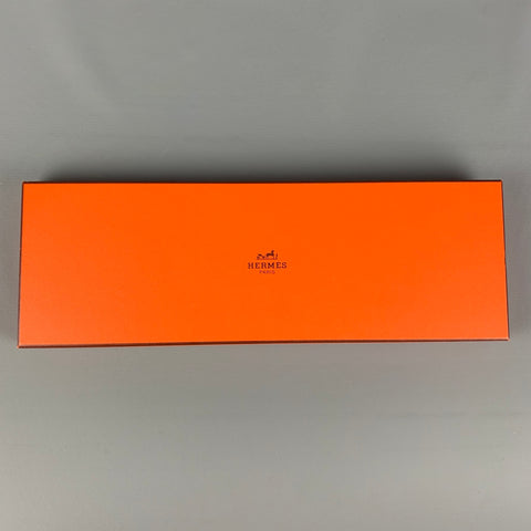 HERMES Black Silk Cummerbund & Bow Tie Set