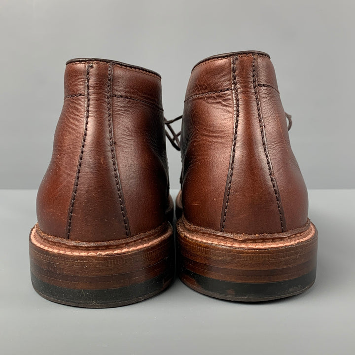 ALDEN Size 6.5 Brown Leather Chukka Boots