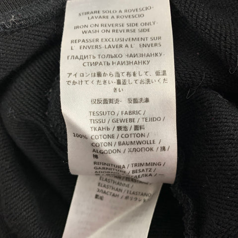 MCQ by ALEXANDER MCQUEEN Size S Black Embroidery Crew-Neck Pullover