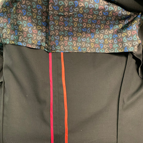 PS by PAUL SMITH Size 44 Black Cotton Elastane Notch Lapel Suit
